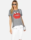 Lauren Moshi Capri Kiss Face In Heather Grey