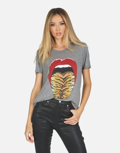 Lauren Moshi Capri Tiger Tongue In Heather Grey