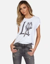 Lauren Moshi Croft La Peace Finger In White