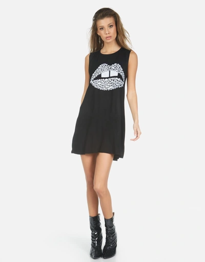 Lauren Moshi X Deanna X Skull Lip In Black