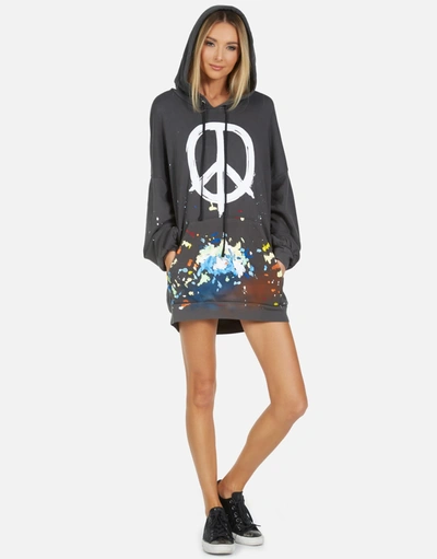 Lauren Moshi Desiree Brush Peace In Vintage Onyx Paint Splatter