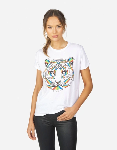 Lauren Moshi Edda Geo Tiger In White