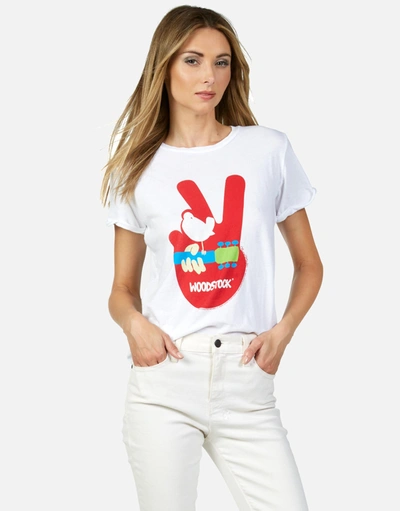 Lauren Moshi X Woodstock Edda Woodstock Peace In White