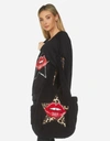Lauren Moshi Galilea Leopard Star Lip Patch In Black Leopard