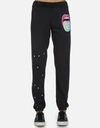 Lauren Moshi Gia Tie Dye Tongue In Onyx