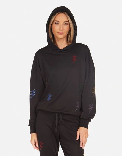Lauren Moshi Harmony Crystal Lightning Peace In Black