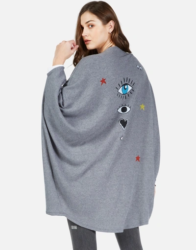 Lauren Moshi Isla Cosmic Glam Eyes In Heather Grey