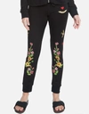 Lauren Moshi Jess Floray Eye Love Sweatpants In Black