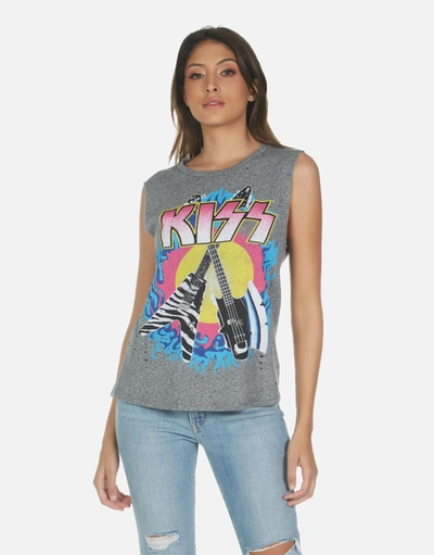 Lauren Moshi Kel Kiss Animalize In Heather Grey