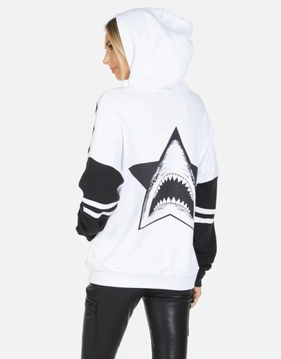 Lauren Moshi Kendra Star Shark In White/black