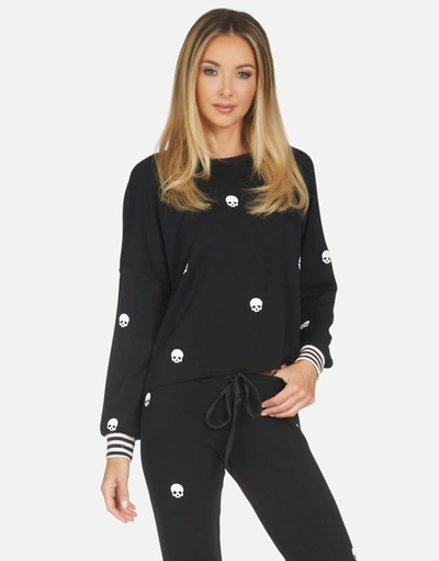 Lauren Moshi Kiara Mini Skulls In Black