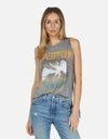 Lauren Moshi X Led Zeppelin Kinzington Led Zeppelin In Heather Grey