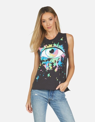 Lauren Moshi Kinzington Watercolor Eye In Onyx