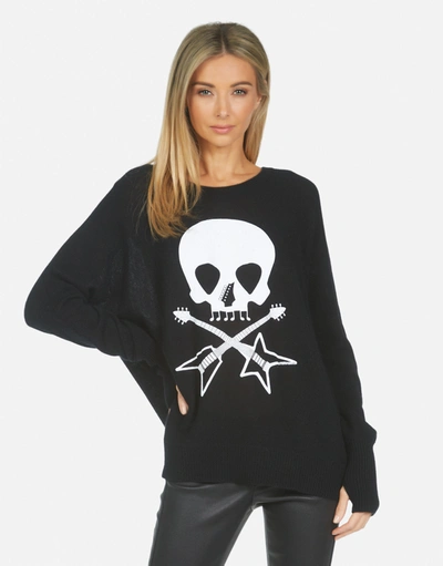 Lauren Moshi Ladona Music Skull In Black