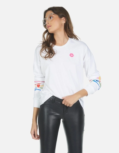 Lauren Moshi Luella Elements Rainbow In White