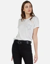 Lauren Moshi Marina Color Star Embroidery In Milk