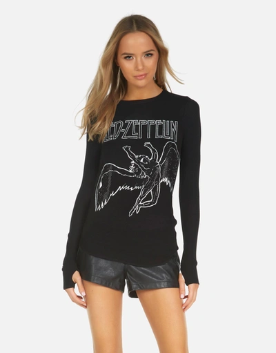 Lauren Moshi X Mckinley X Led Zeppelin Outline In Black