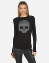 Lauren Moshi X Mckinley X Nailhead Skull In Black