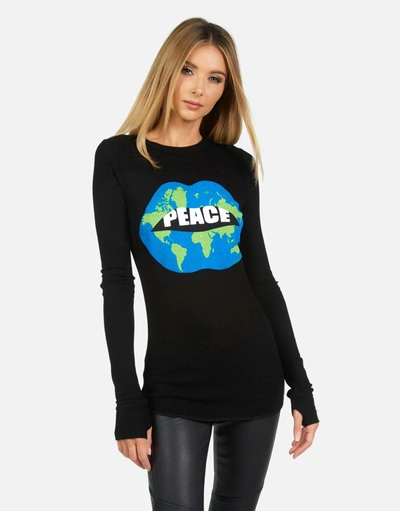Lauren Moshi Mckinley X World Peace Lips In Black