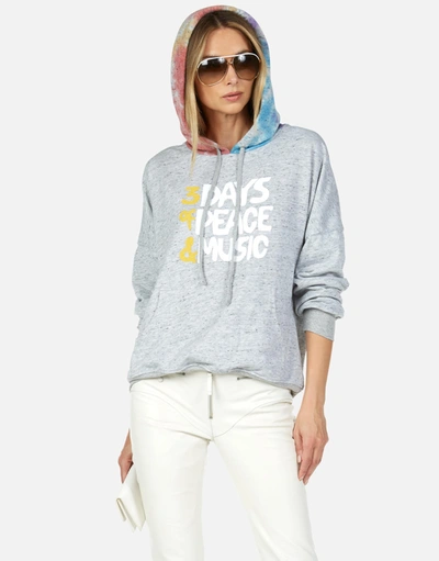 Lauren Moshi X Woodstock Melanie Woodstock Peace In Heather Grey/skittles