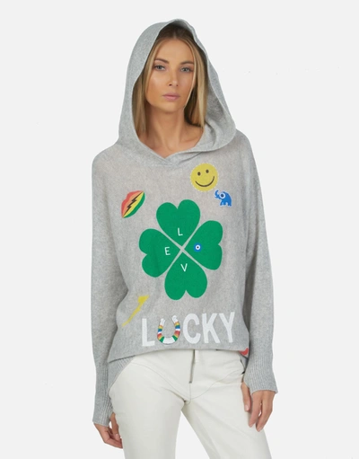 Lauren Moshi Namiko Lucky Clover In Heather Grey