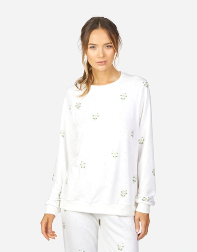 Lauren Moshi Noleta Daisy Crystal In Milk