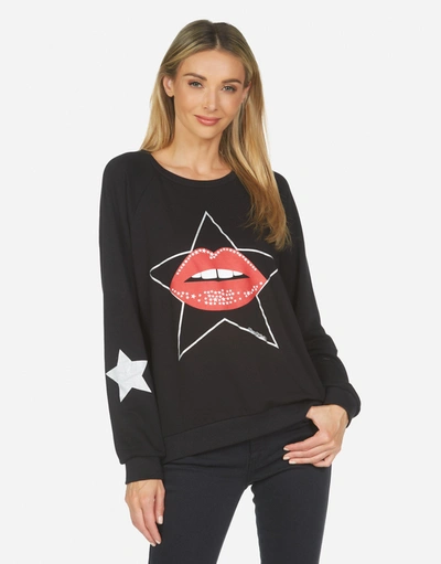 Lauren Moshi Noleta Star Lip In Black