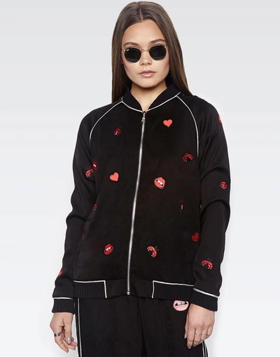 Lauren Moshi Paris Ladybug Love Kiss In Black