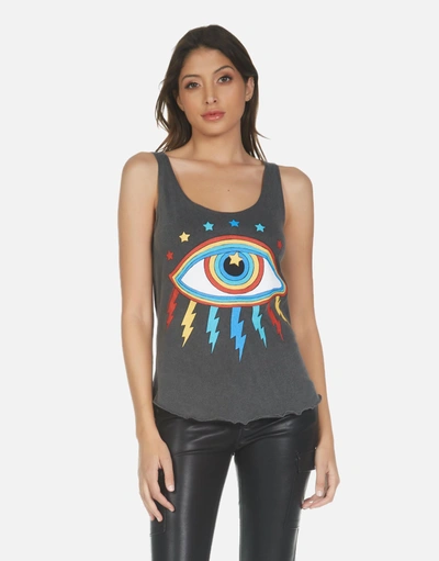 Lauren Moshi Parson Rainbow Lightning Eye In Pigment Black