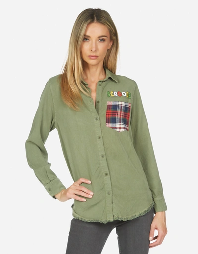 Lauren Moshi Selah Scrooge In Military/ Plaid