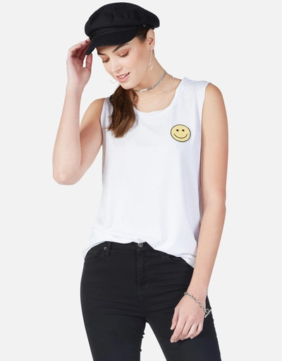 Lauren Moshi Sibley Happyface In White