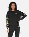 Lauren Moshi Sierra Camo Lip In Black/camo