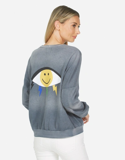 Lauren Moshi Sierra Color Punk Happy Eye In Faded Graphite