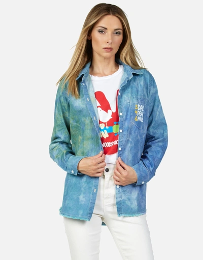 Lauren Moshi X Woodstock Sloane Woodstock Peace In Ocean Tide