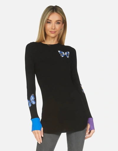Lauren Moshi Solange Butterfly In Black