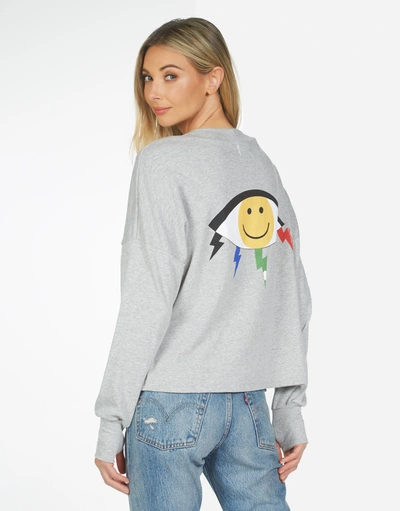 Lauren Moshi Susan Color Punk Happy Eye In Heather Grey