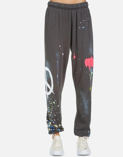 Lauren Moshi Tanzy Brush Peace In Vintage Onyx Paint Splatter