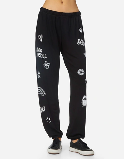 Lauren Moshi Tanzy Doodle Elements In Black