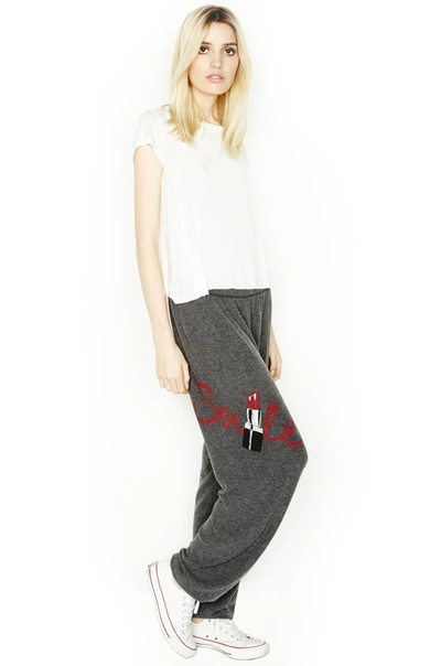 Lauren Moshi Tanzy Red Lipstick Smile In Black