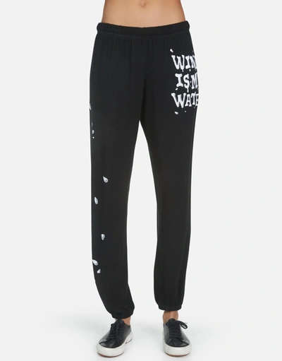 Lauren Moshi Tanzy Wine Is My Water In Black
