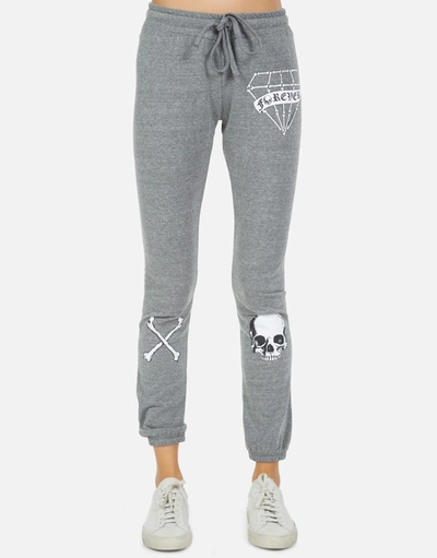Lauren Moshi Uri Bone Diamond In Heather Grey