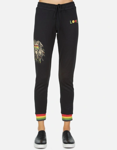 Lauren Moshi Valencia Rasta Lion In Black