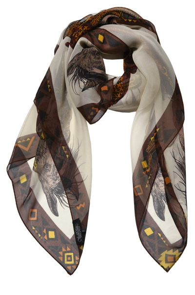 Lauren Moshi Victoria Horse Silk Chiffon Scarf In One