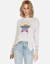 Shop Lauren Moshi Vivian Dripping Star In Creme