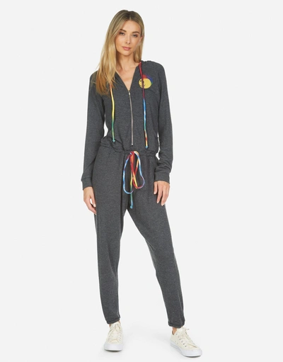 Lauren Moshi Winifred Color Punk Happy Eye In Heather Black