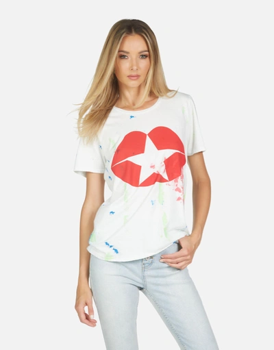 Lauren Moshi Wolf Star Kiss In Mist/paint Smudge