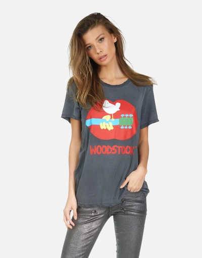 Lauren Moshi Wolf Woodstock Lip In Faded Graphite