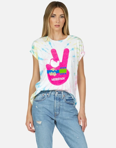 Lauren Moshi X Woodstock Wolf Woodstock Peace In Island Breeze