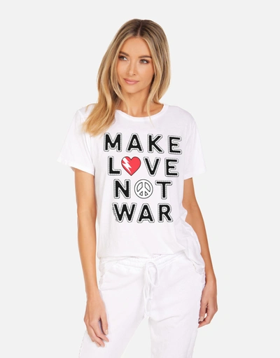 Lauren Moshi X Wolf X Make Love Not War In White