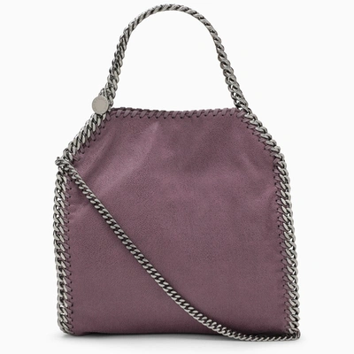 Stella Mccartney Plum Falabella Mini Bag In Burgundy